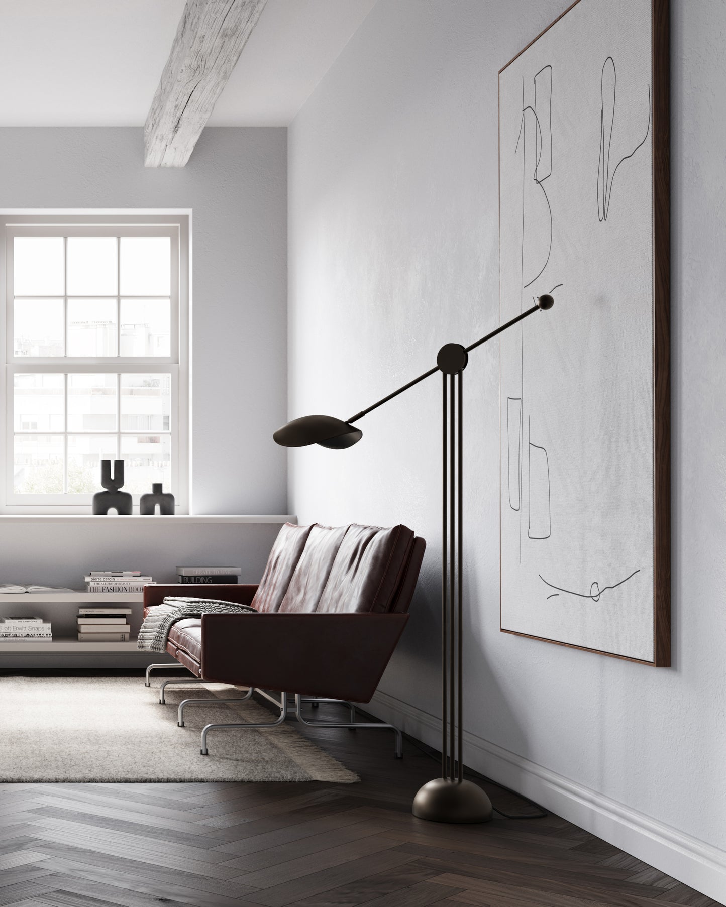 Stingray Floor Lamp – Bronze