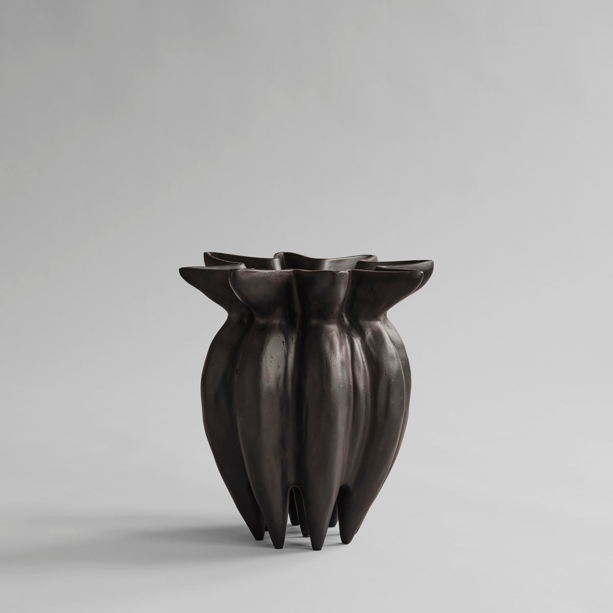 Lotus Vase – Coffee – vue 2 – Exception Design