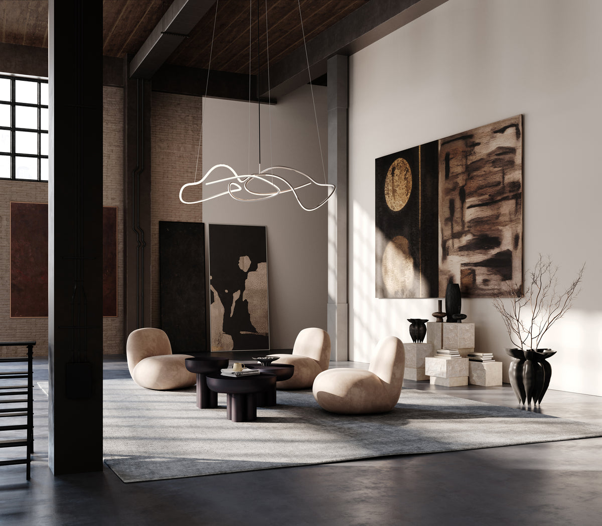Lotus Vase – Coffee – vue 7 – Exception Design