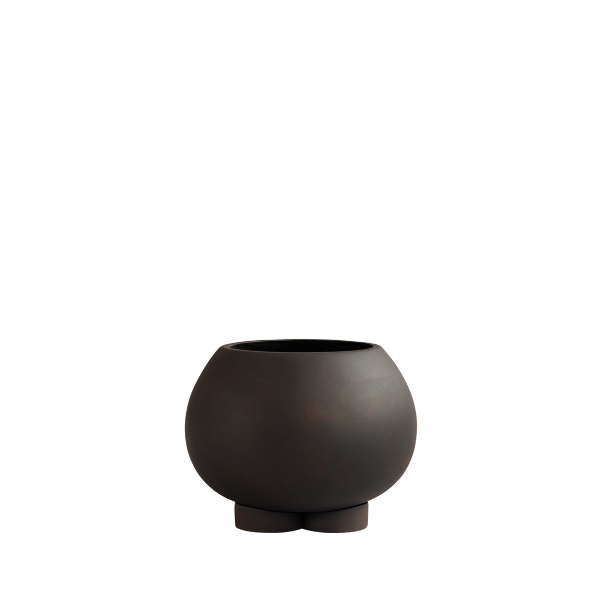 Urchin Plant Pot, Coffee – vue 4 – Exception Design