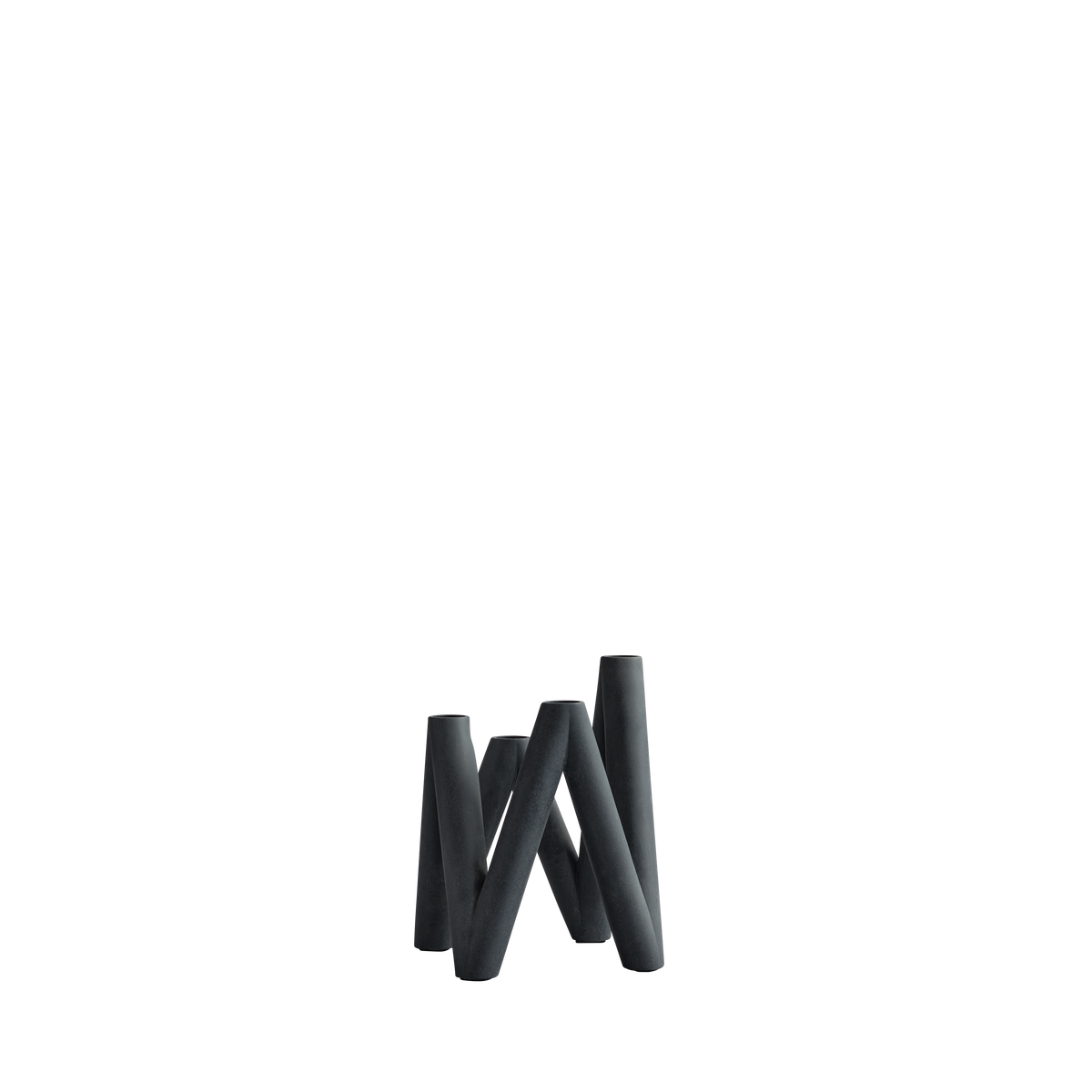 W Candle Holder – Black – Exception Design