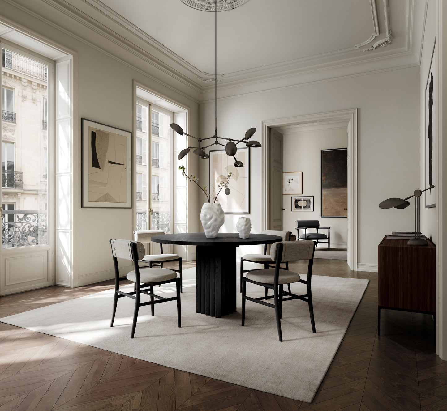 Drop Chandelier, Mini – Bronze