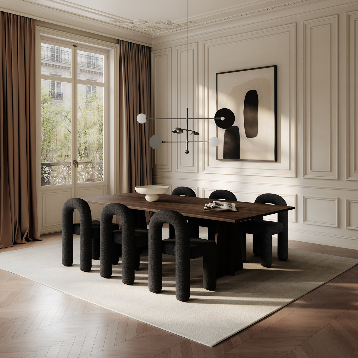 Sahn Chandelier – Bronze – vue 4 – Exception Design