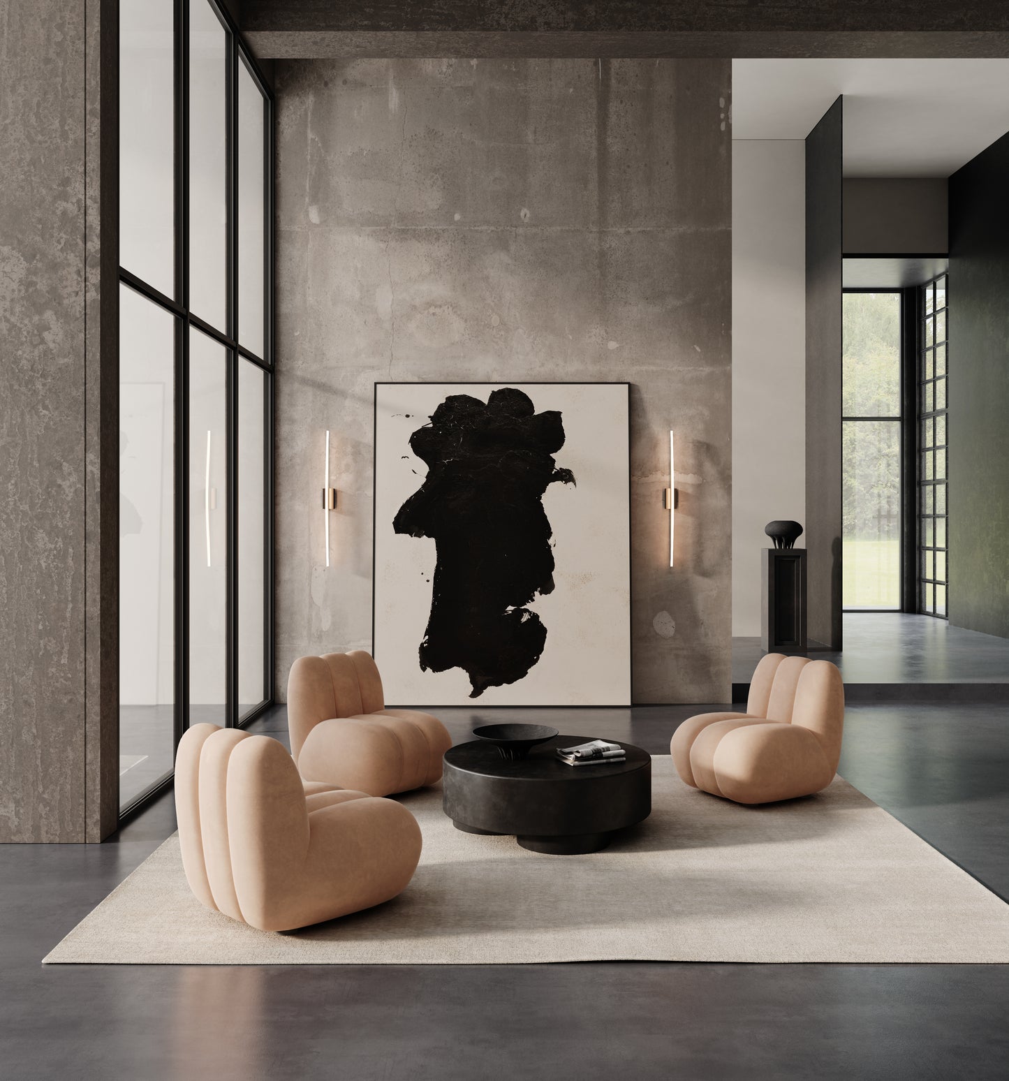 Bow Wall Lamp – Bronze