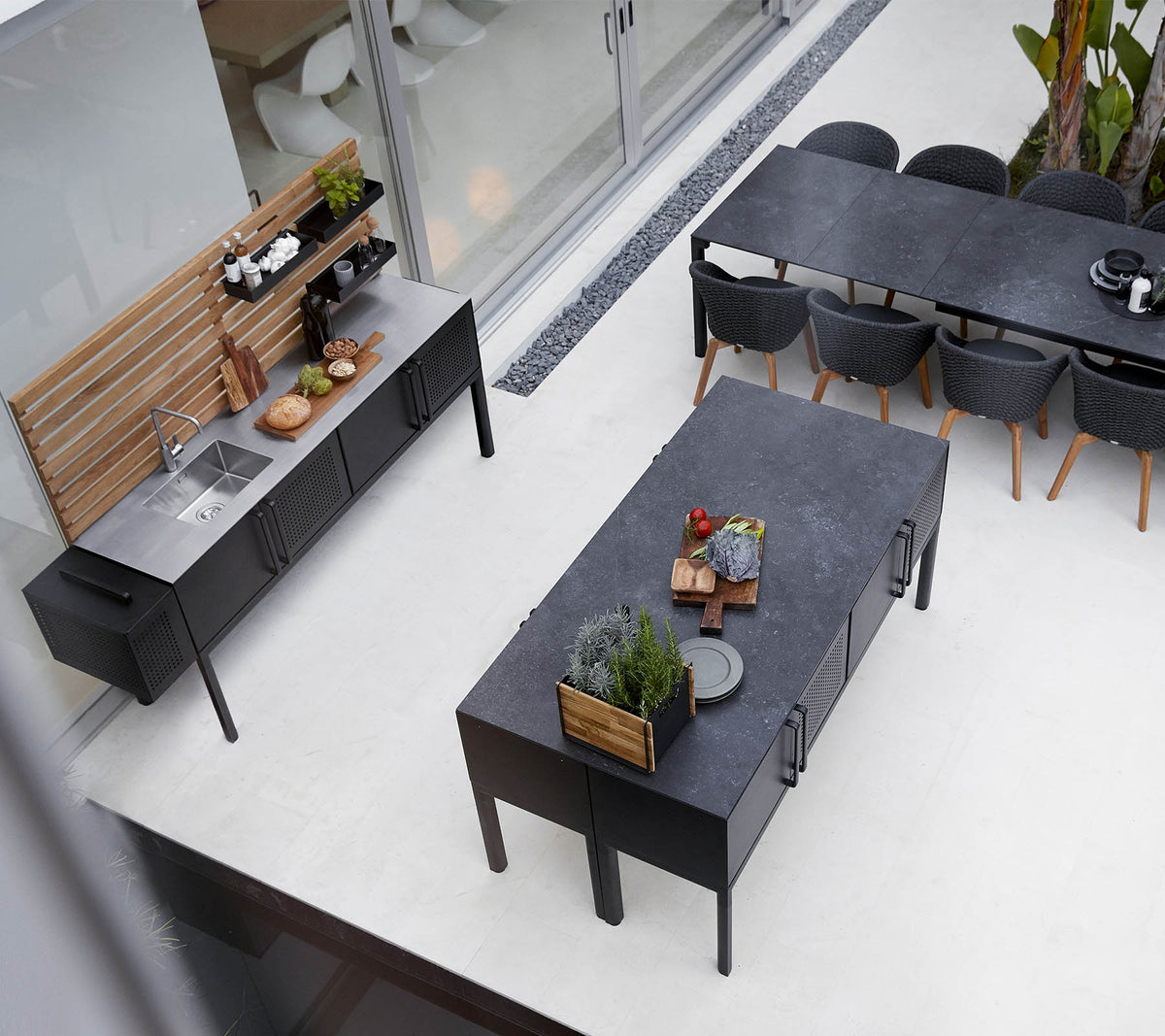 Cuisine extérieure Drop – vue 2 – Exception Design