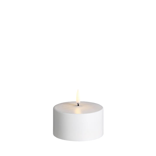 Bougie LED extérieur blanche 8,4 x 5 cm